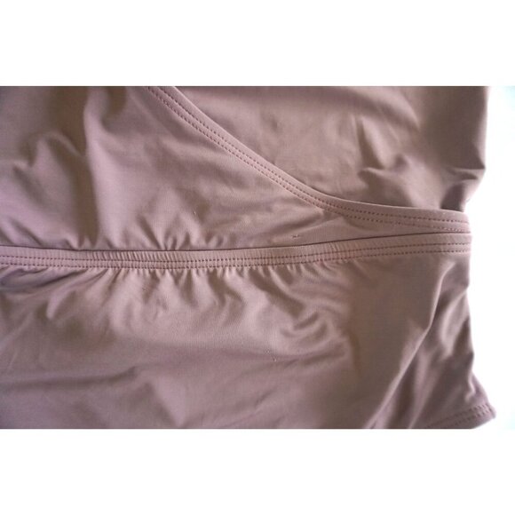 Fashion Nova Womens Mauve One-Piece Swimsuit - Size M - Picture 2 of 9